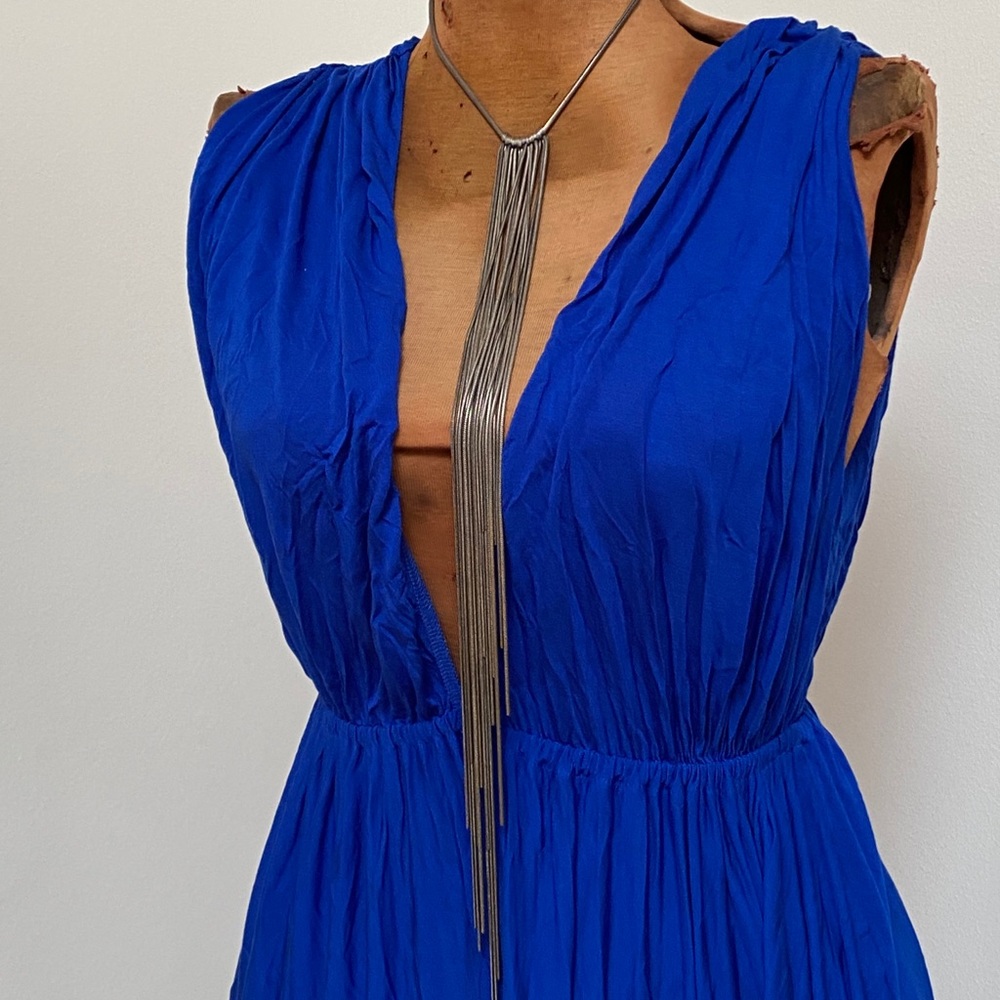 Blue Life Long Dress